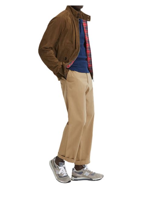 G9 in Pelle Scamosciata Dark olive Baracuta Baracuta | BRCPS0939UT2623699 DARK OLIVE